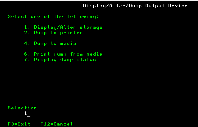 Display/Alter/Dump